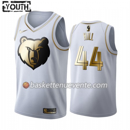 Maillot Basket Memphis Grizzlies Solomon Hill 44 2019-20 Nike Blanc Golden Edition Swingman - Enfant